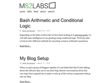 Tablet Screenshot of m82labs.com